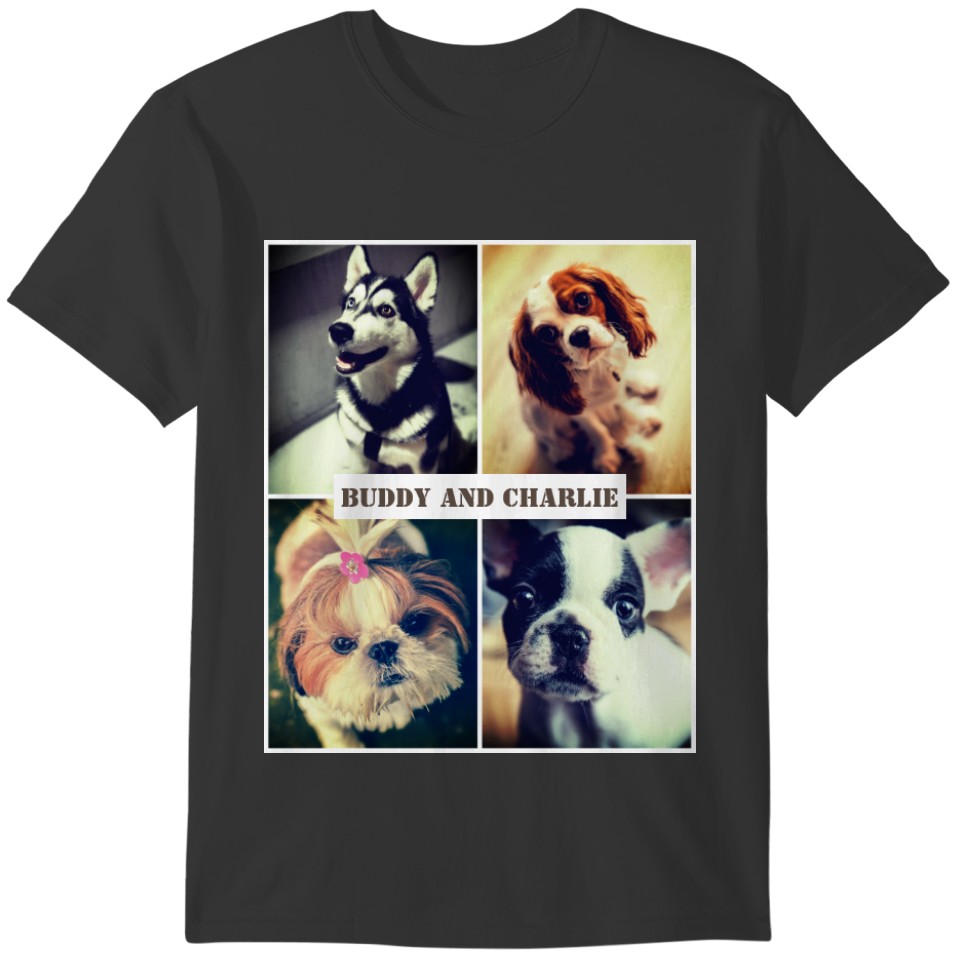 Custom pet pictures T-shirt