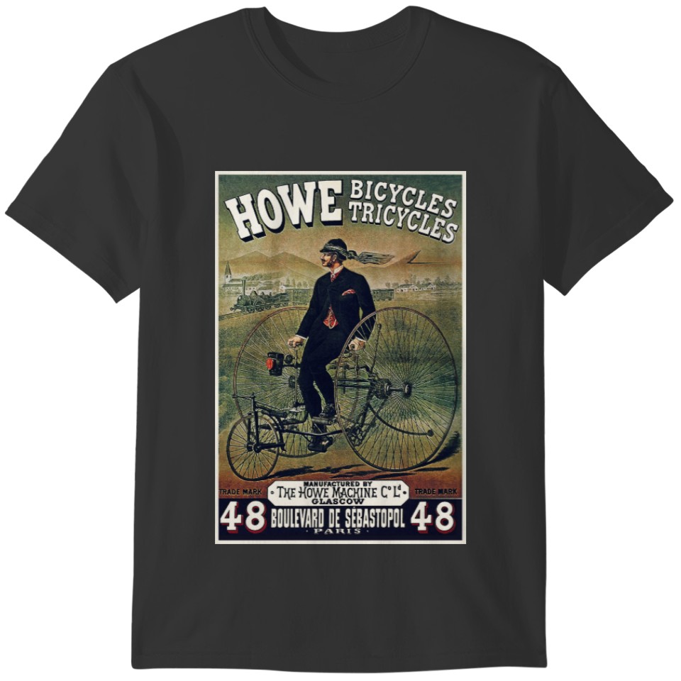 Howe Bicycles & Tricycles T-shirt