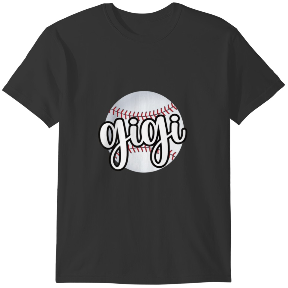 Womens Baseball Gigi | Baseball Fan Proud Baseball T-shirt