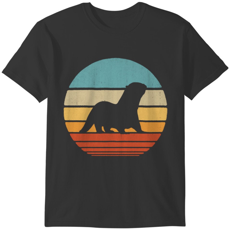 Otter Gift | Otter Style 60s 70s Men Women Animal T-shirt