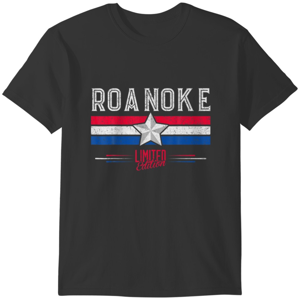 Roanoke Retro Vintage Gift Women Men T-shirt