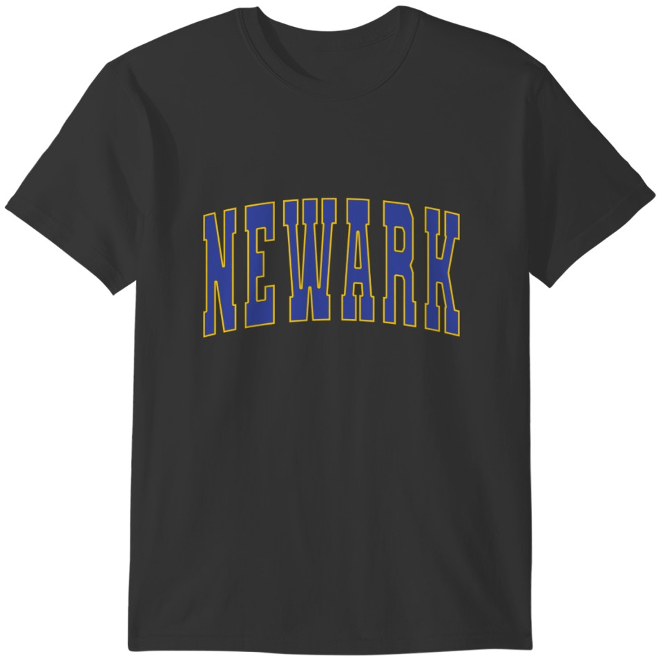 Newark New Jersey Vintage Varsity College Style Sw Sweat T-shirt