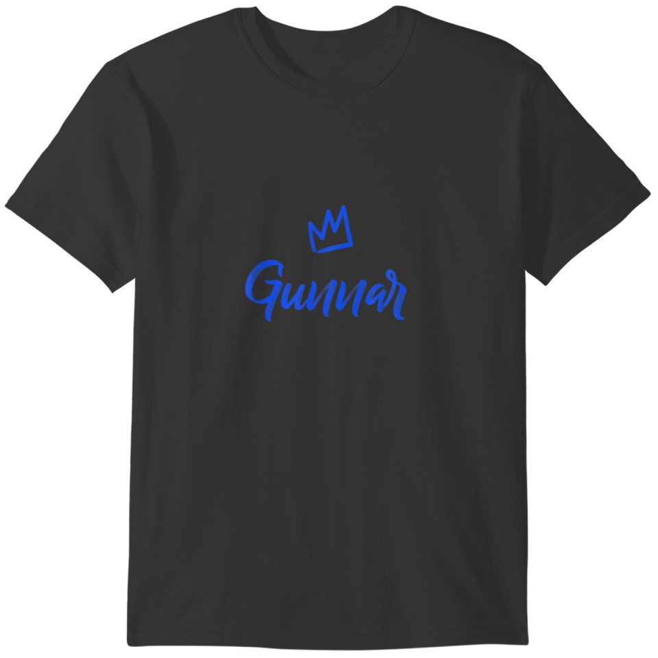 Gunnar The King / Blue Crown T-shirt