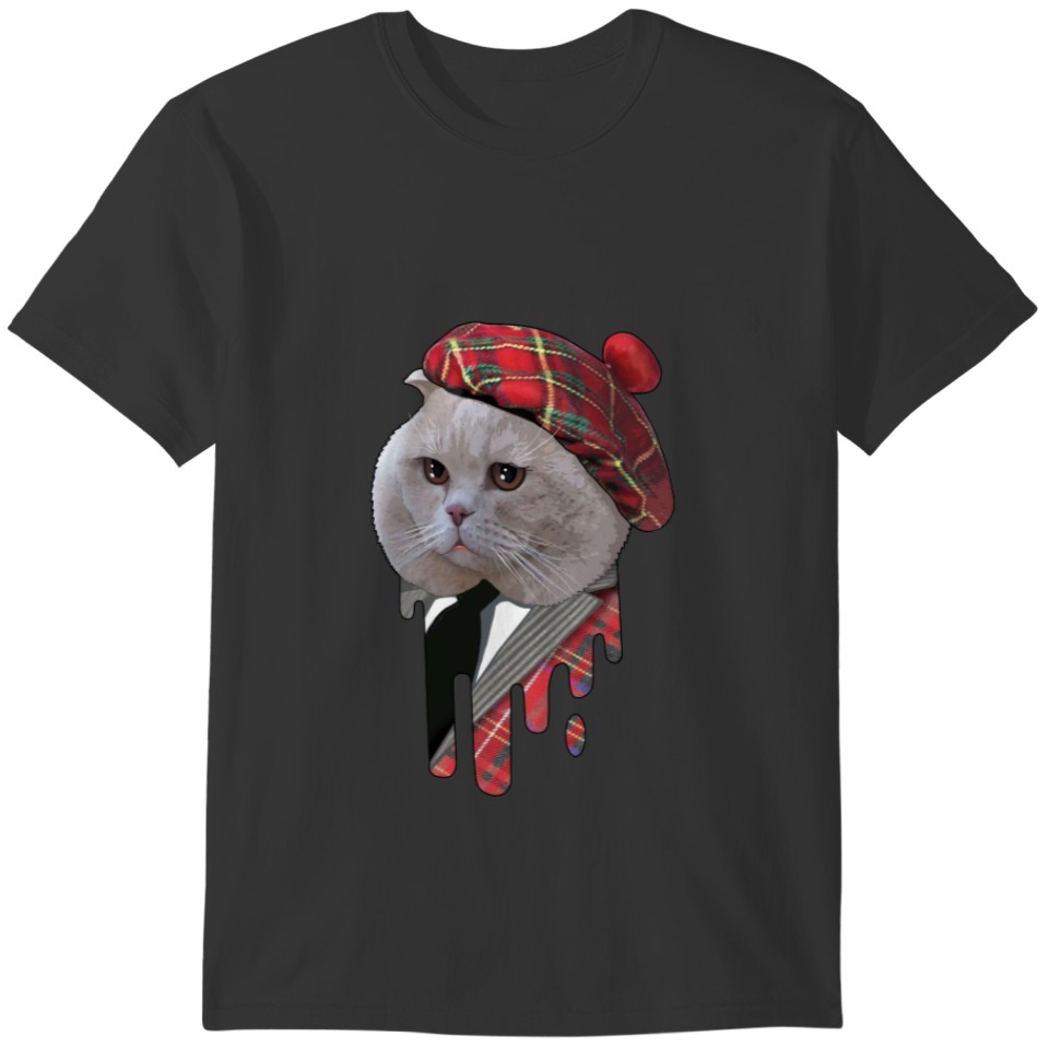 Scottish cat T-shirt