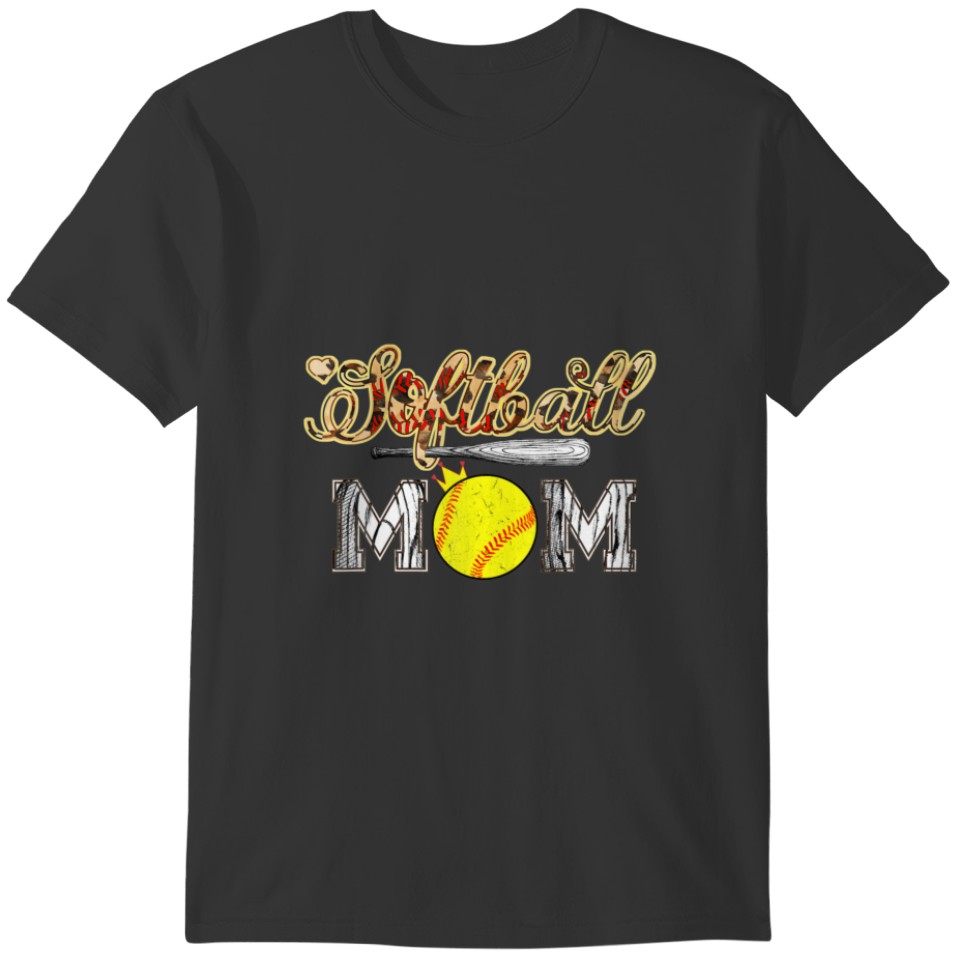 Ballpark Mama Funny Leopard Tie Dye Baseball T-shirt