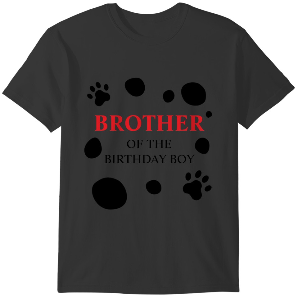 Dalmatian Spots Brother of the Birthday Boy/ T-shirt