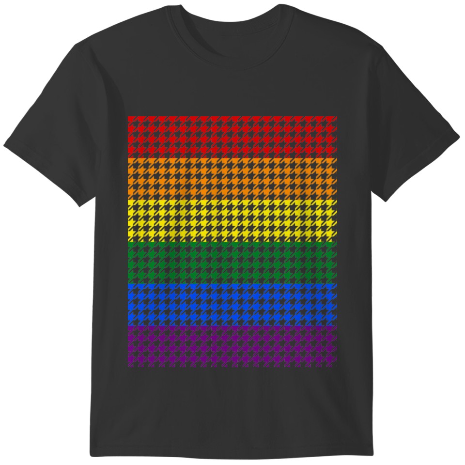 Rainbow Houndstooth T-shirt