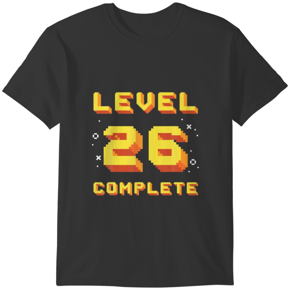 Born In 1995 Level 26 Complete 26Th Birthday Retro T-shirt