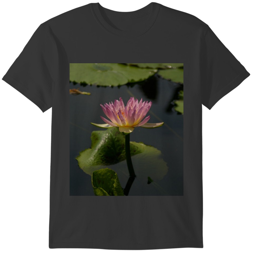 Pink Purple Lotus Waterlily T-shirt