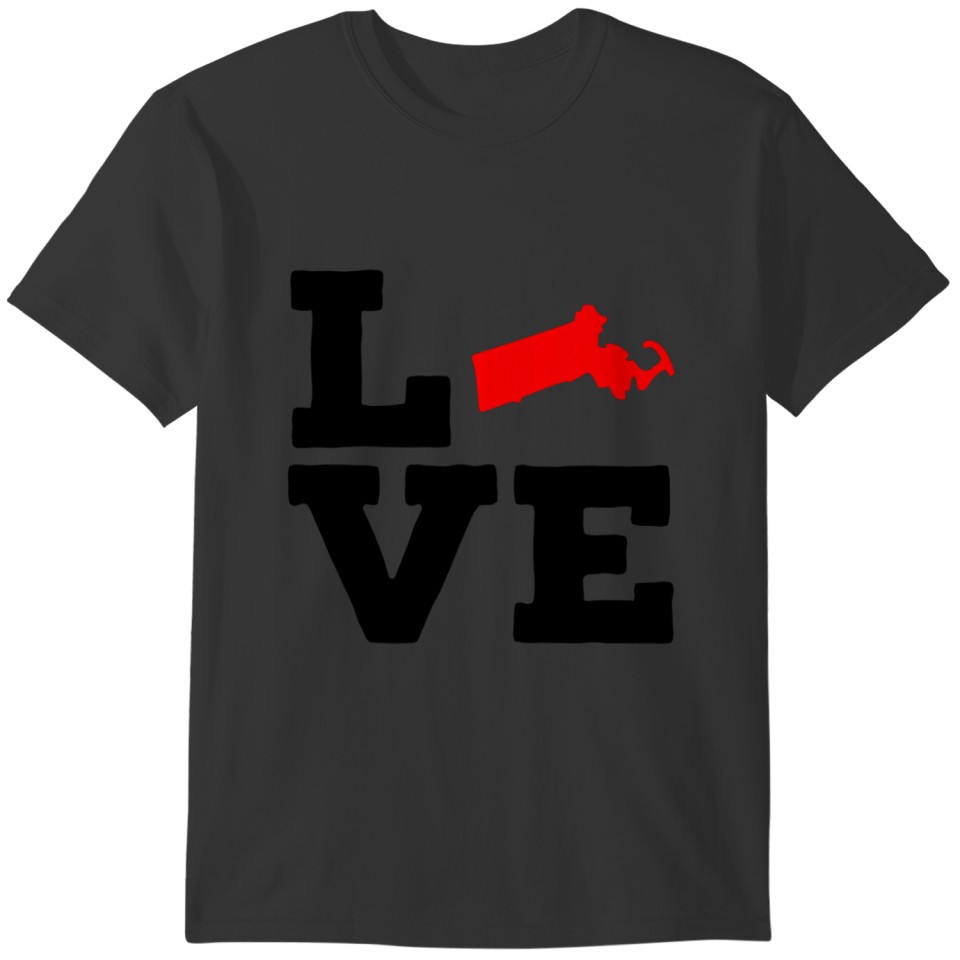 love massachusetts T-shirt