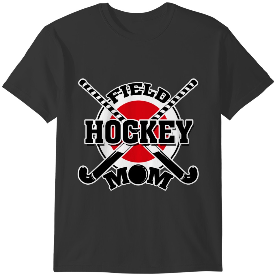 Field Hockey Mom Crossed Hockey Sticks Hockey Ball Plus Size T-shirt