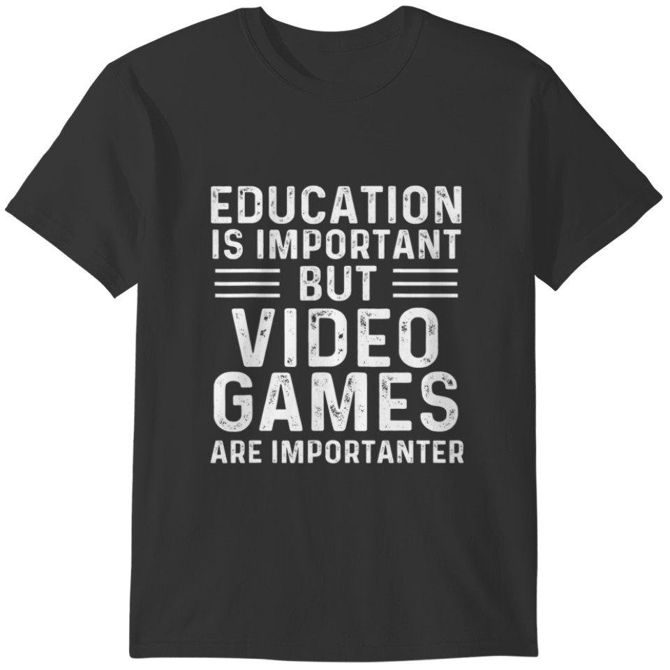 Sarcastic Funny For Gamers - Boys Men Video Games T-shirt