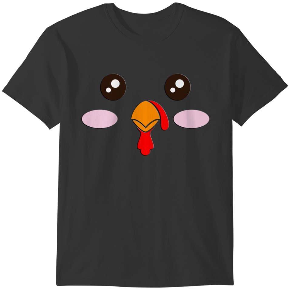 Baby Boy Turkey Face T-shirt