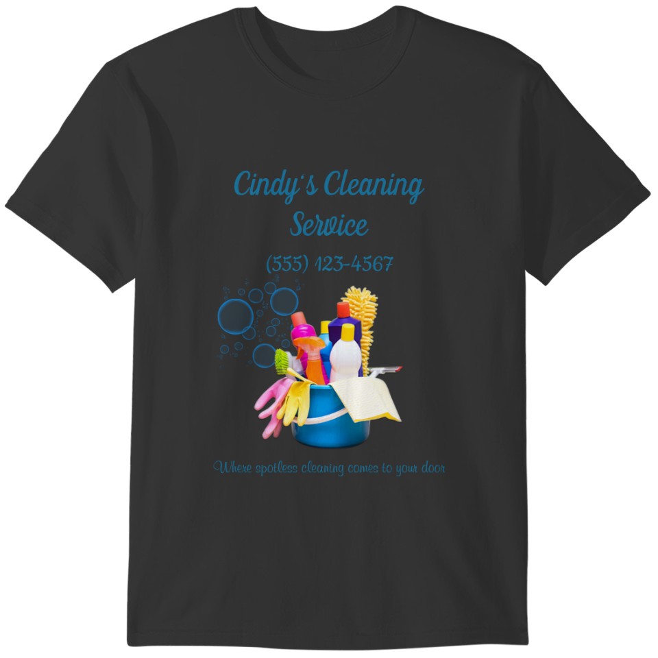 Cleaning Supplies Design House Cleaning Services T-shirt