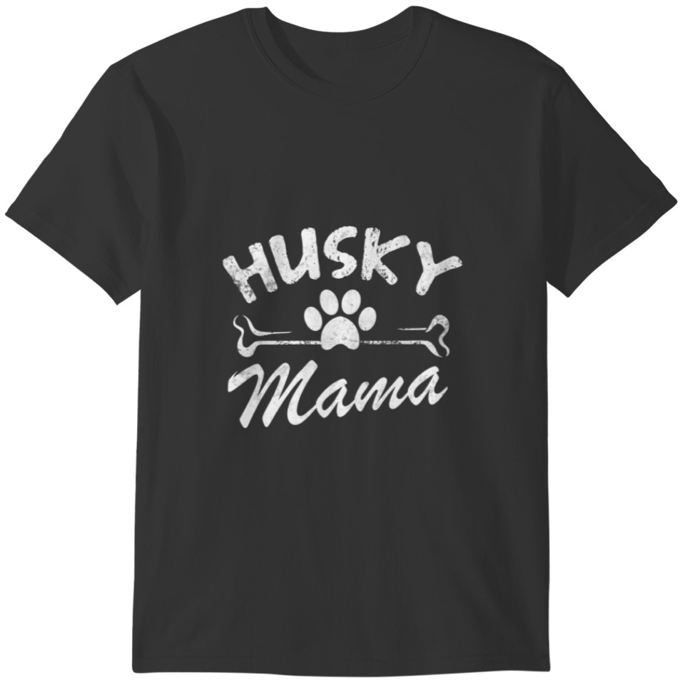 Husky Mama Best Dog Owner Mom Ever Mother Day T-shirt