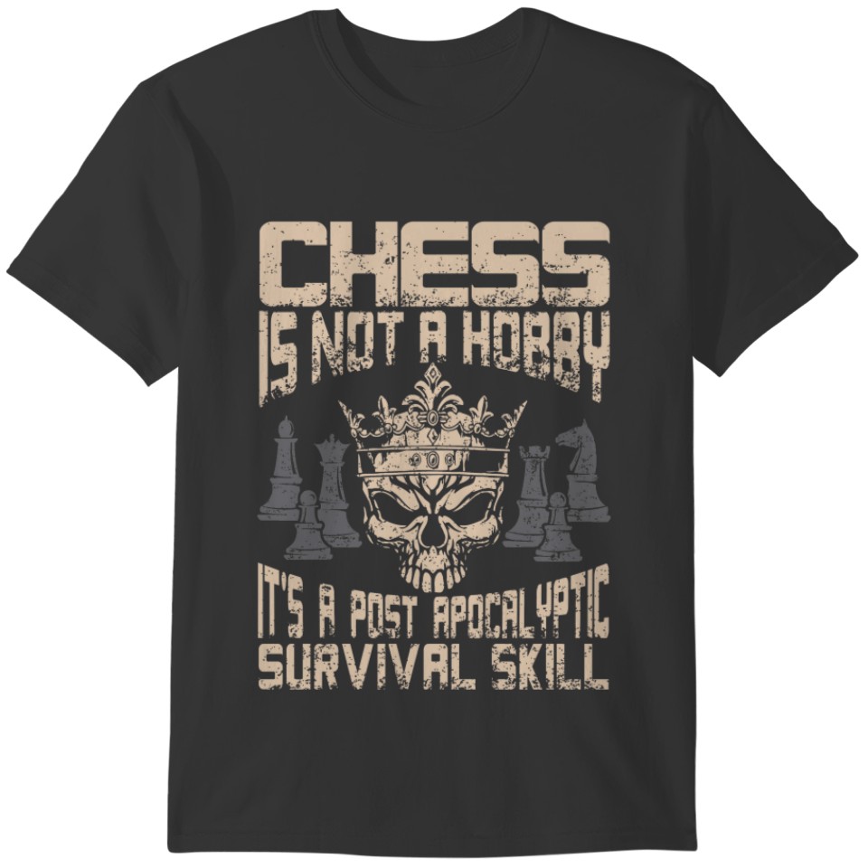 Chess Survival Skills - Hot Chess T-shirt