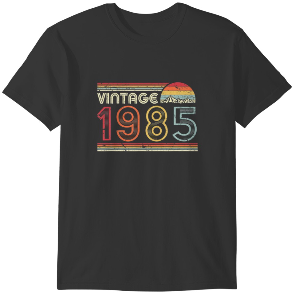 1985 Vintage T , Birthday Gift Tee. Retro Style . T-shirt