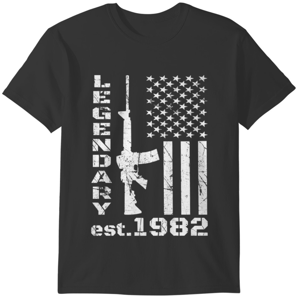 1982 40th Birthday Legendary Patriot 40 Years Old T-shirt