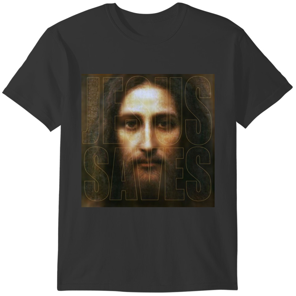 JESUS SAVES AWESOME GEAR BY EKLEKTIX T-shirt
