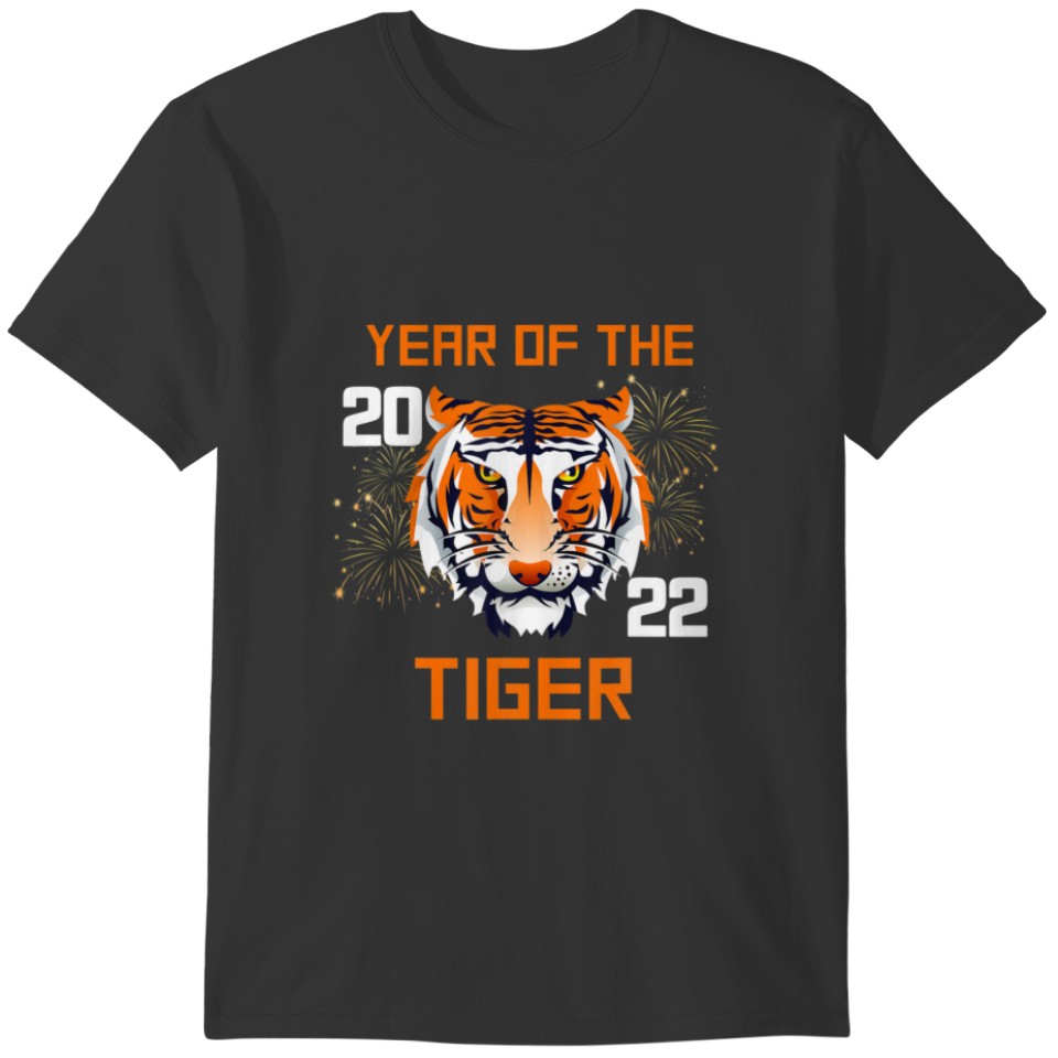 2022 Year Of The Tiger Firework Chinese Lunar New T-shirt