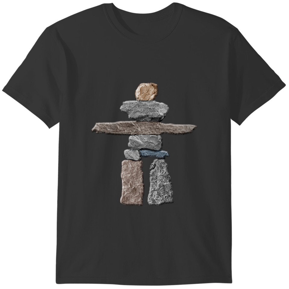 Inukshuk Haida Stones Native American T-shirt
