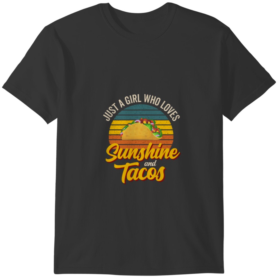 Just A Girl Who Loves Sunshine And Tacos Sleeveless T-shirt