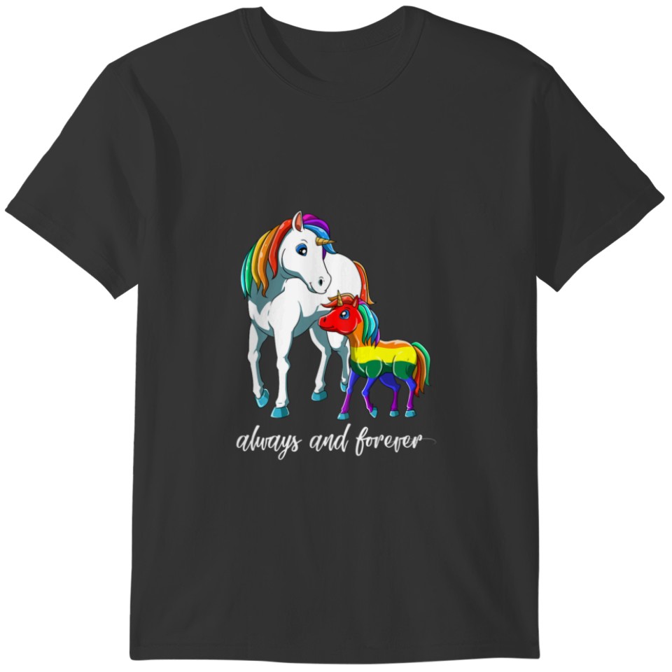 Womens LGBTQ Daughter Son - Unicorn Mama T-shirt