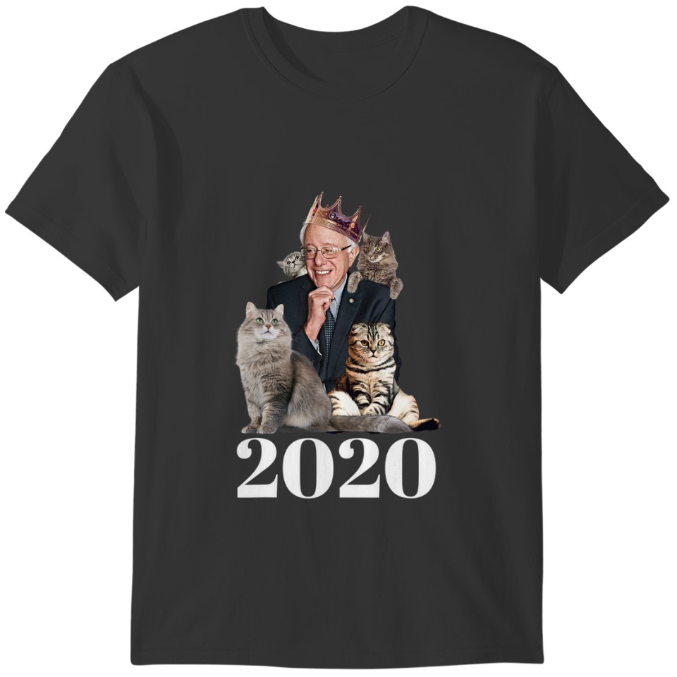 Funny Bernie Sanders Cat  - 2020 Election - D T-shirt
