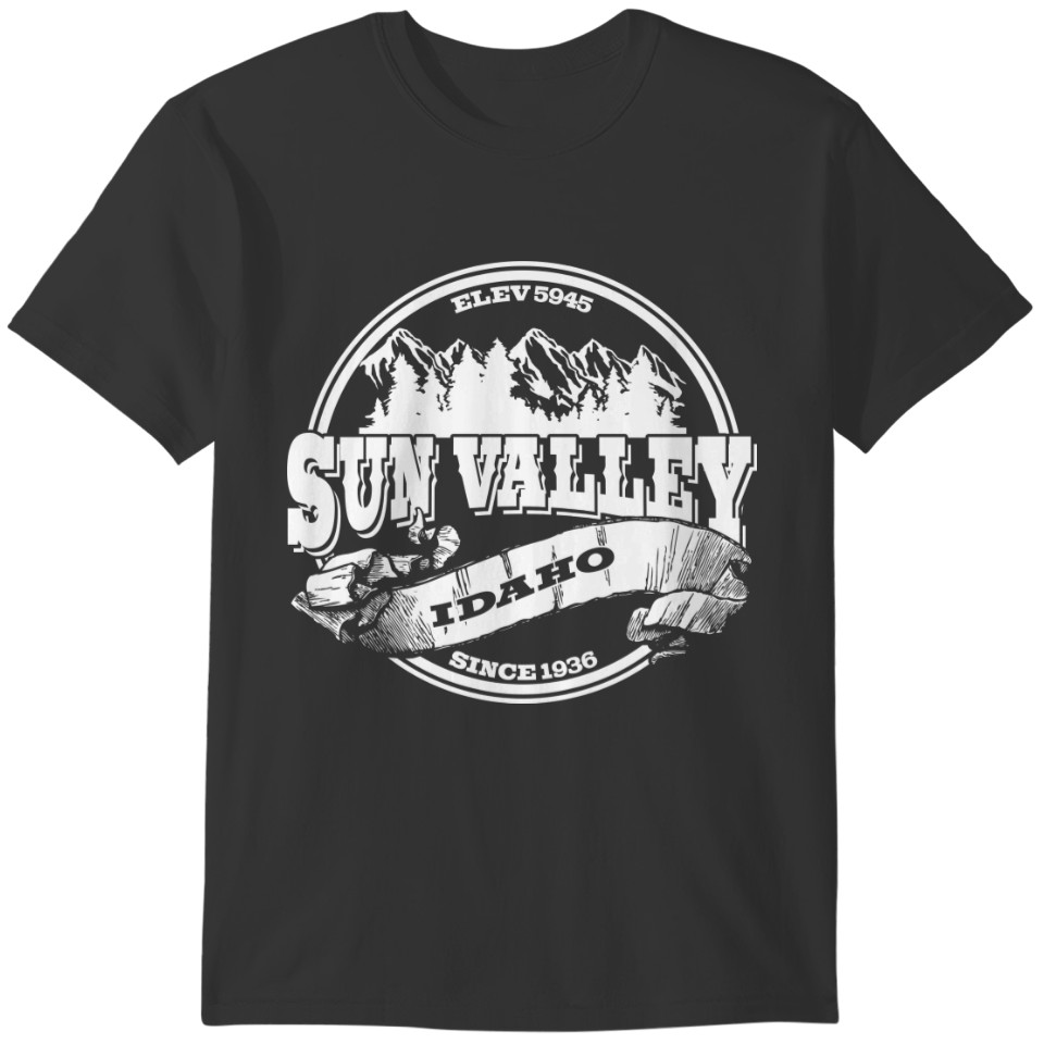 Sun Valley Old Circle White T-shirt