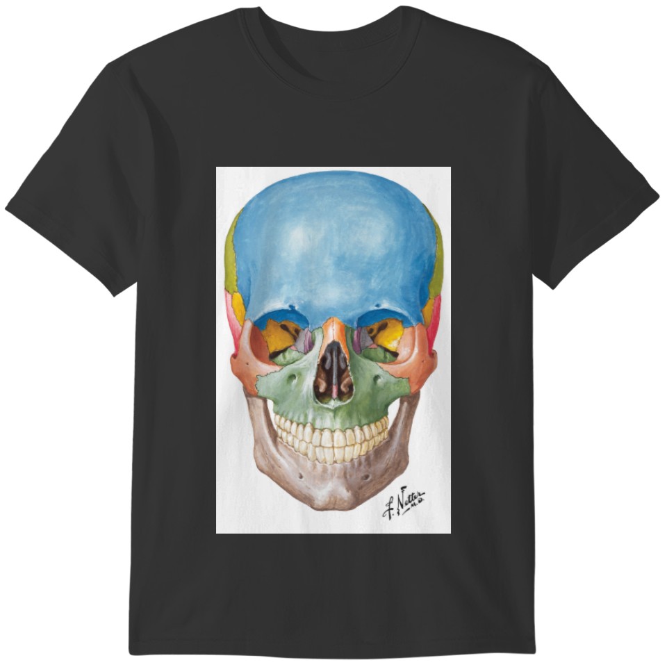 Netter Skull long-sleeve t T-shirt