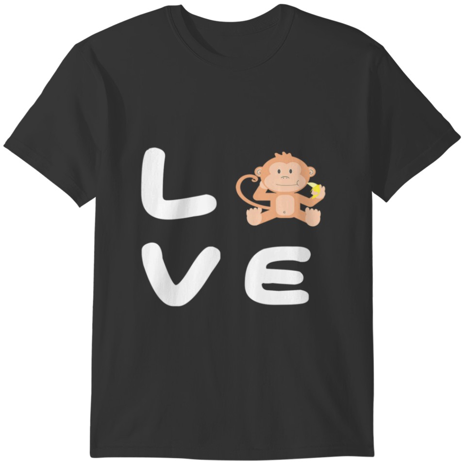 Love MONKEYS  Funny MONKEY T-shirt