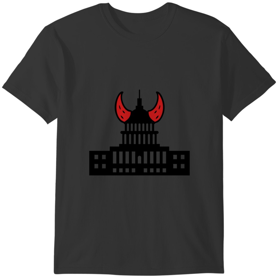 White House With Devil Horns Polo T-shirt
