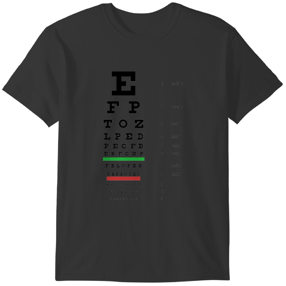 Eye Chart T-Shirt main image 0