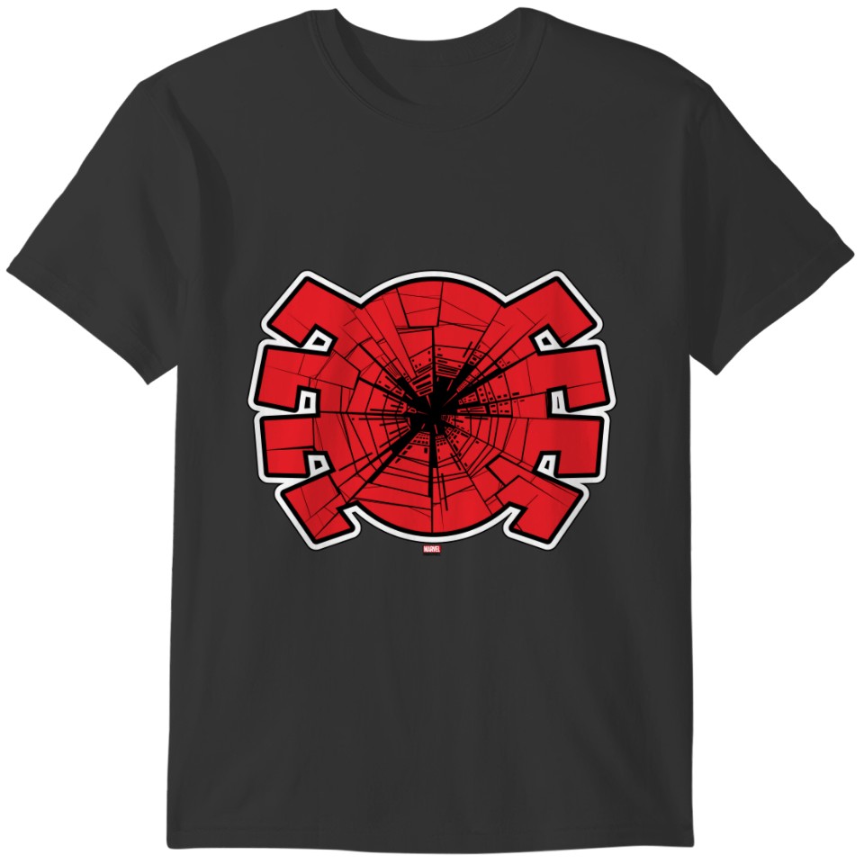 Spider-Man | Cracked Spider Symbol T-shirt