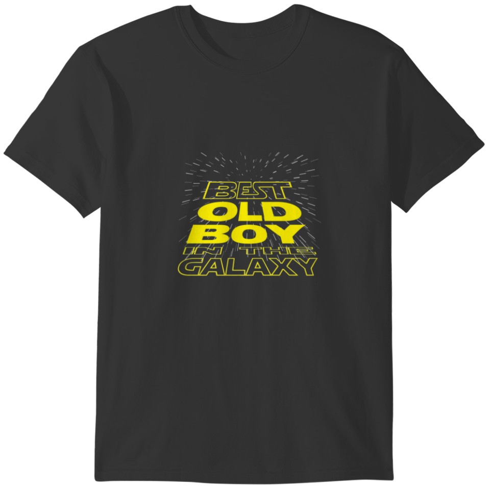 The Best Old Boy In The Galaxy Family T-shirt