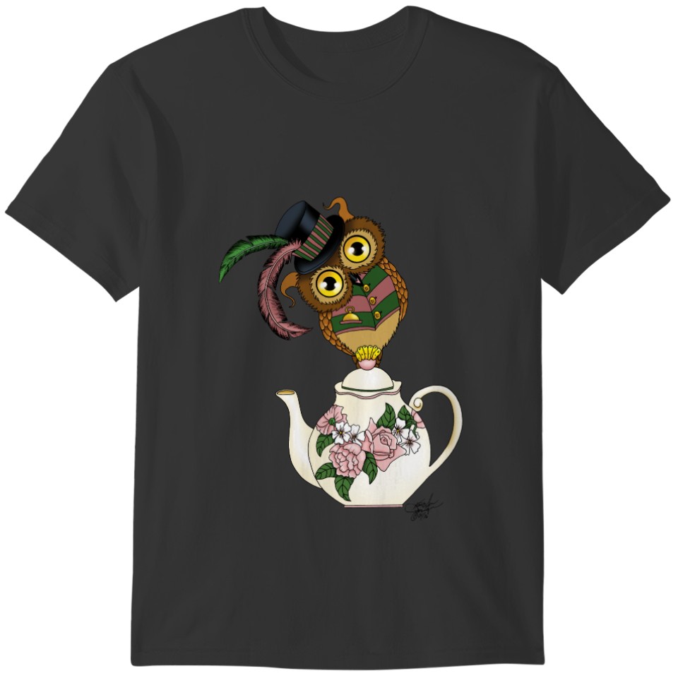 Teapot Owl T-shirt