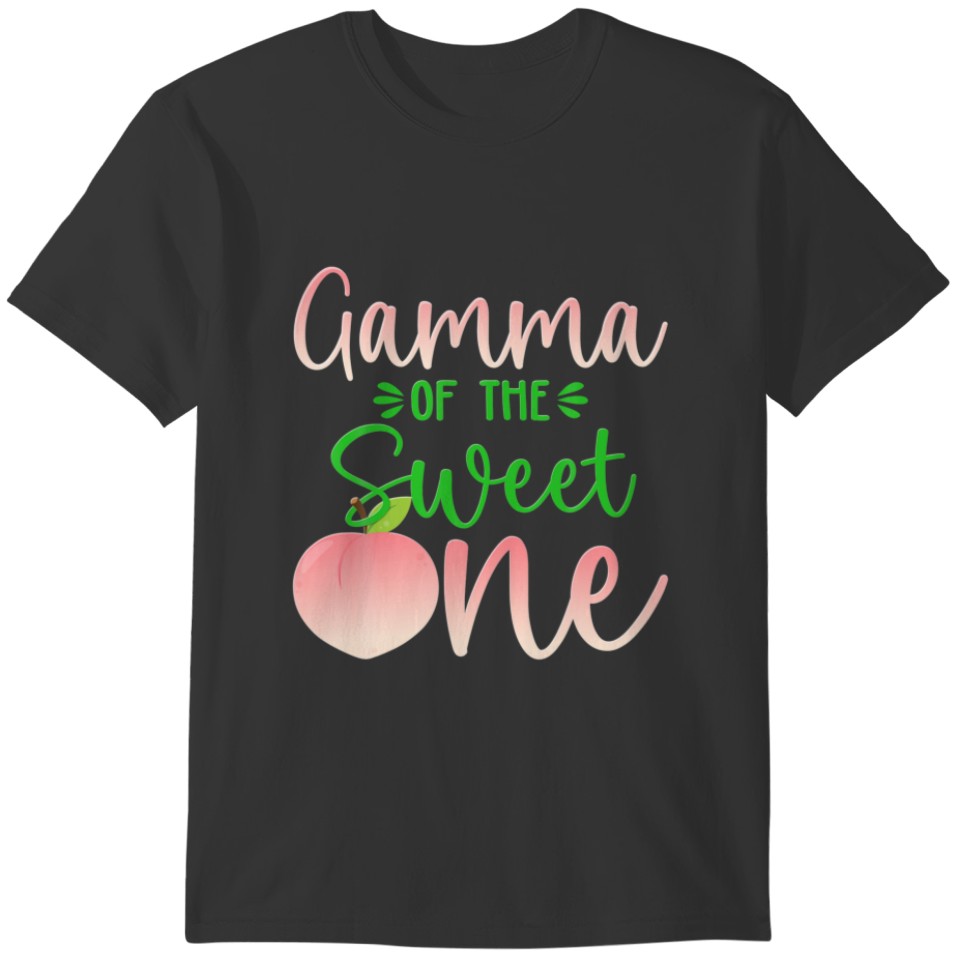 Gamma Of The Birthday One Peach 1St Summer Fruit F T-shirt