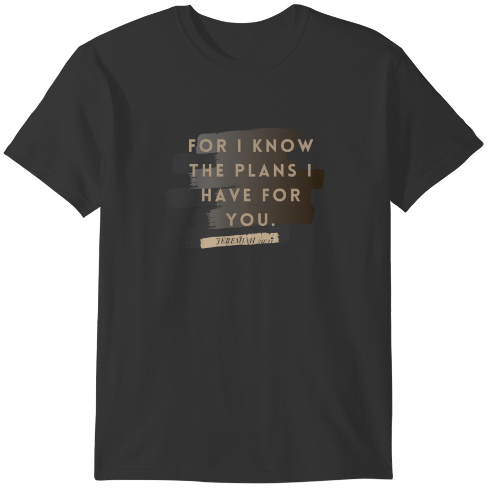 "For I know the plans I have for you." Polo T-shirt
