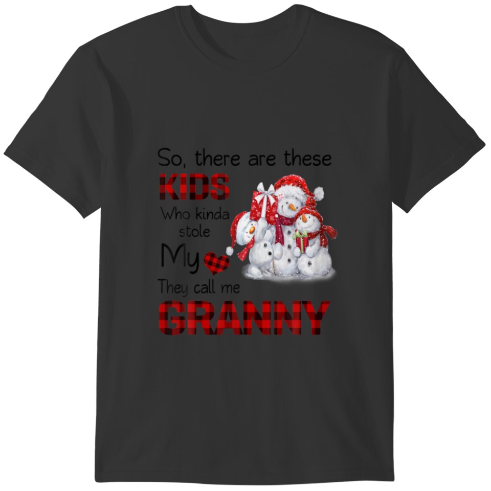 There's These Kids They Call Me Granny Snow T-shirt