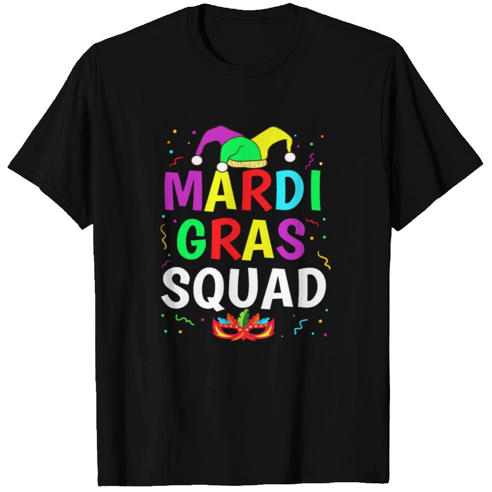 Mardi Gras Squad - New Orleans Parade Party T-shirt | ID 10698539 by ...