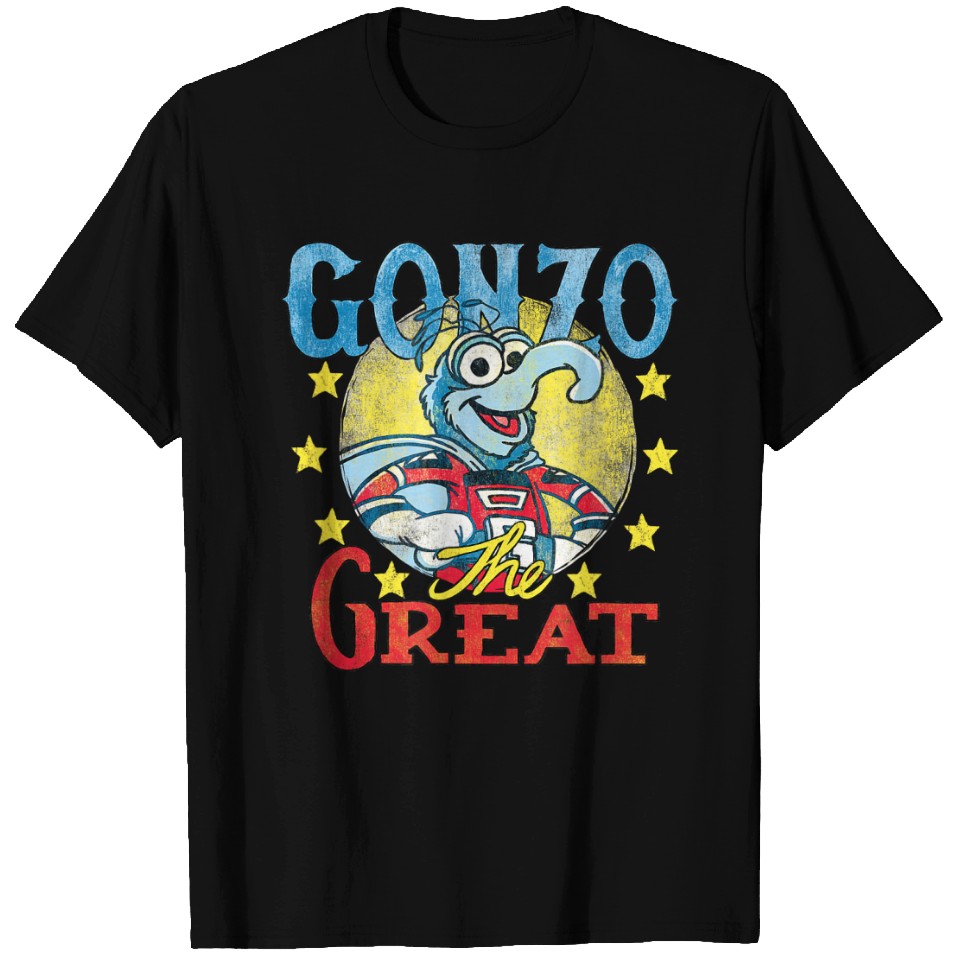 Disney The Muppets Gonzo The Great Distressed Chest Poster T-Shirts ...