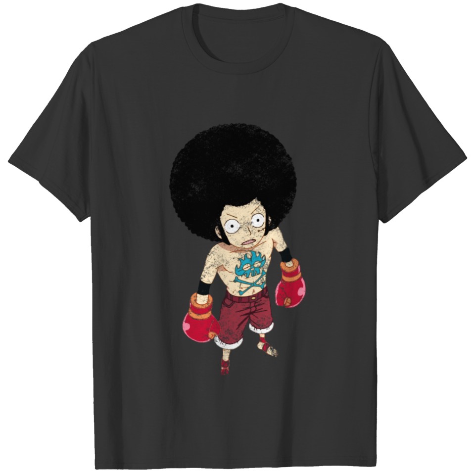 Boxing Luffy Grunge Style T Shirts