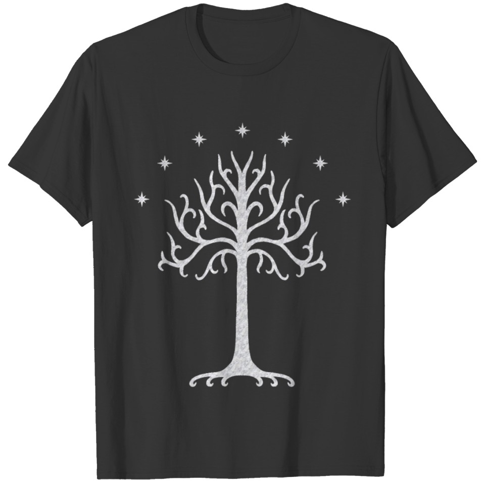 White Tree of Gondor (marble) T-shirt