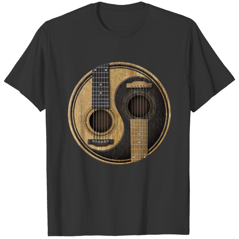 Acoustic Guitars Yin Yang T-shirt