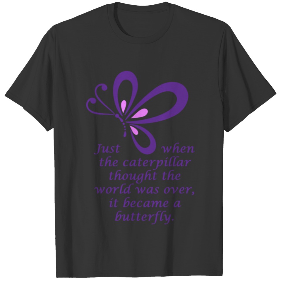 Caterpillar - Butterfly T Shirts