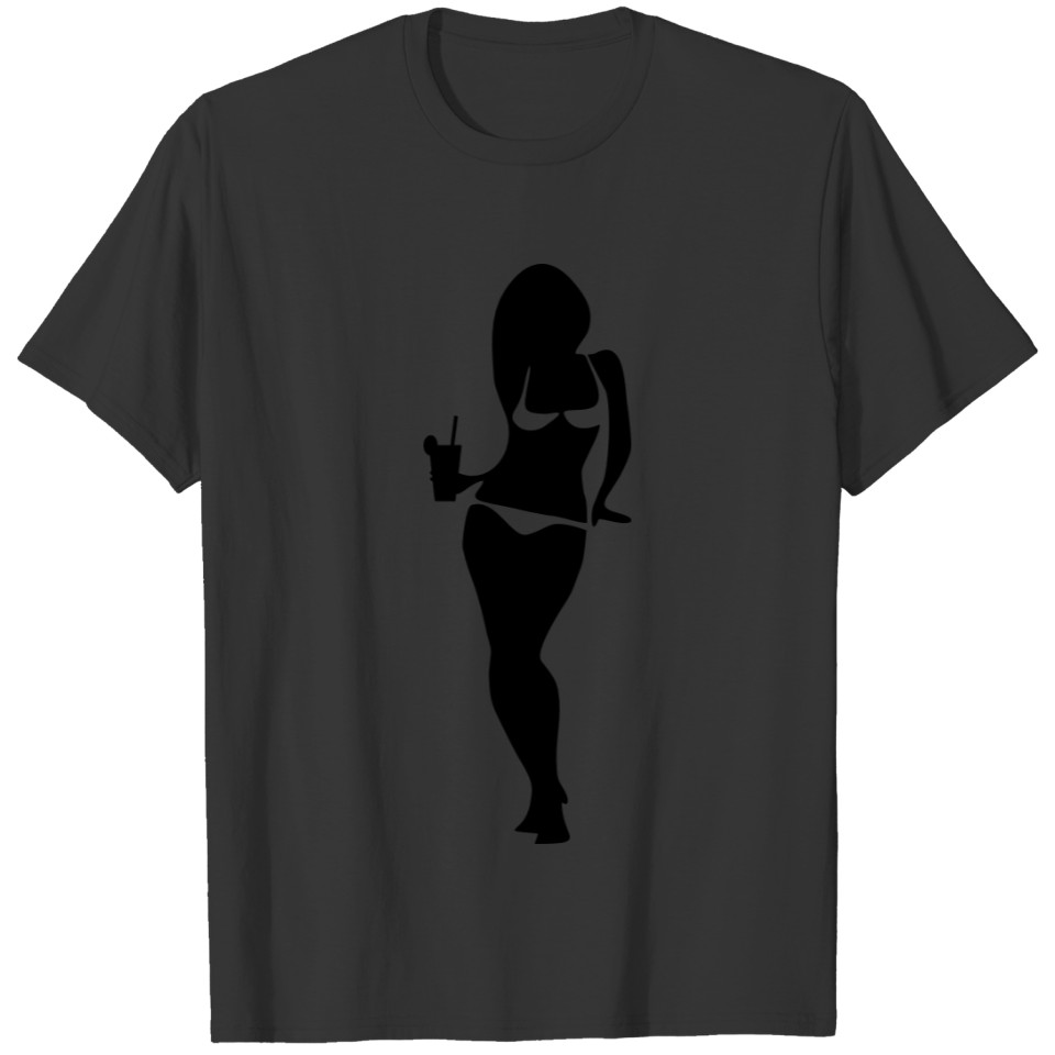 bikini girl cocktail T Shirts