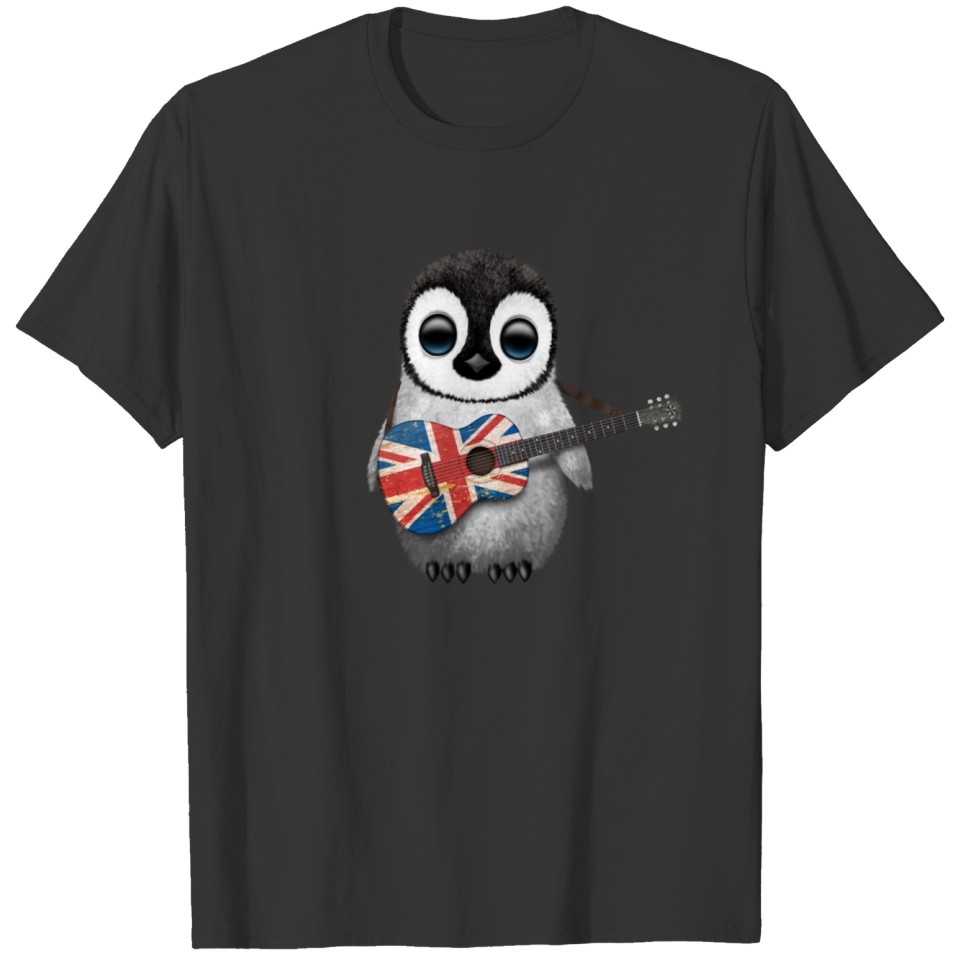 British Guitar Penguin T-shirt