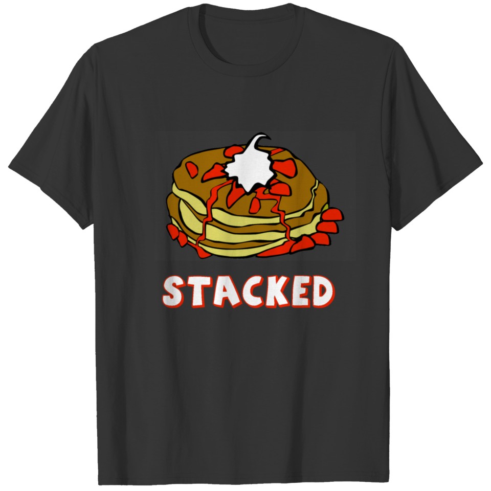 stacked pancakes T-shirt