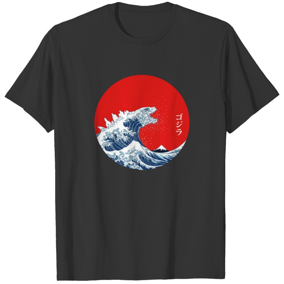 Hokusai Kaiju T Shirts