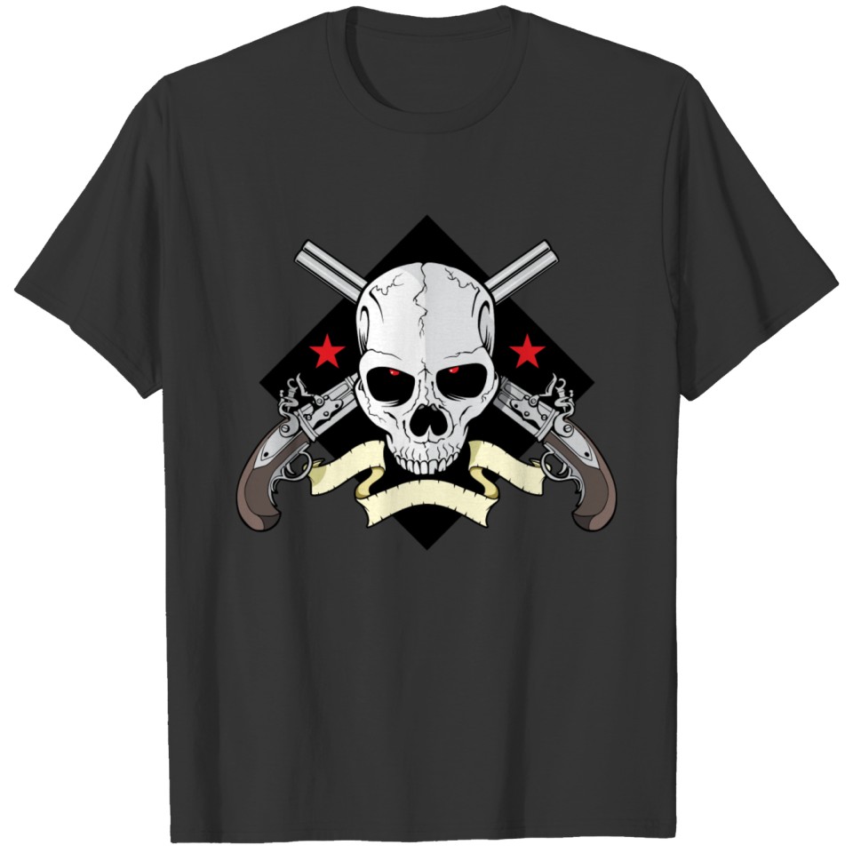 Gun Skull T-shirt